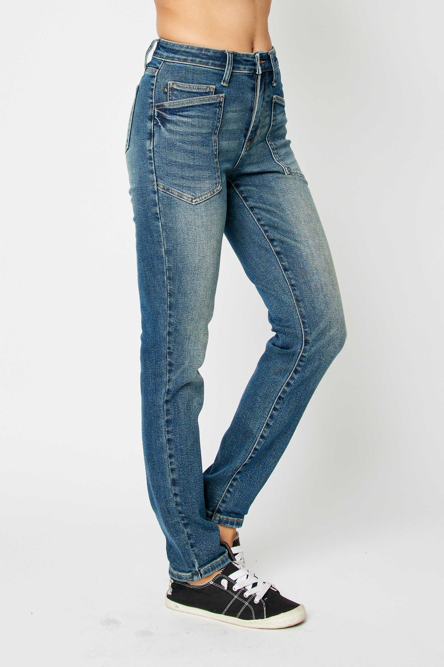 88687 Judy Blue High Waist Classic Relaxed Jeans