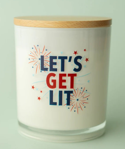 Let's Get Lit Candle