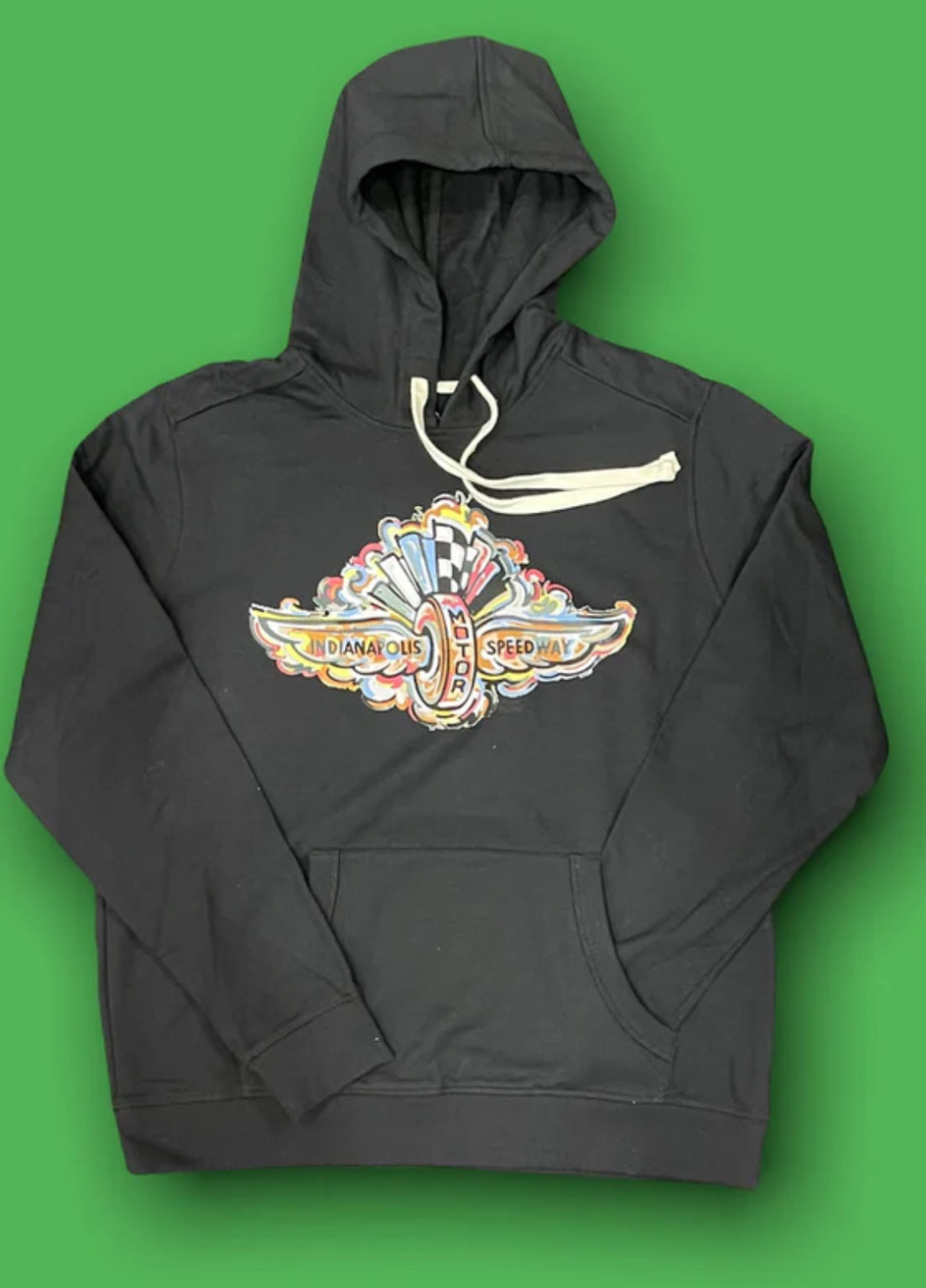 IMS Wing and Wheel Thick Unisex Hoodie Black or Royal Frost