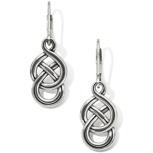 JA6230 Interlok Braid Petite Leverback Earrings
