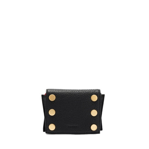 Hammitt Allen Wallet Black Brushed Gold