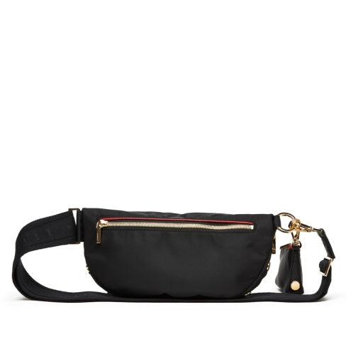 Charles Crossbody Med Black Nylon Cargo/Gold