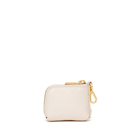 Syd Pouch Calla Lily White Brushed Gold