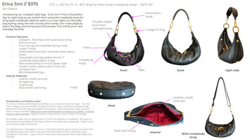 ARRIVING SOON!  Erica Small Flamingo/Brushed Gold