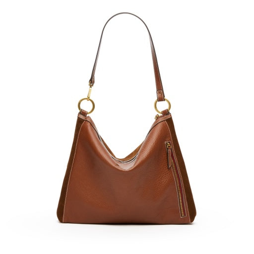 PREORDER NOW!  Kyle Large Cinnamon Suede/Antique Gold