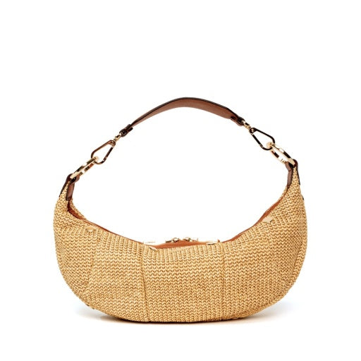 Erica Small Cocoa Raffia/Gold