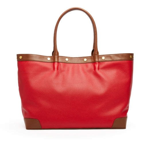 PREORDER NOW!  Olympia Tote Caramel Apple/Antique Gold