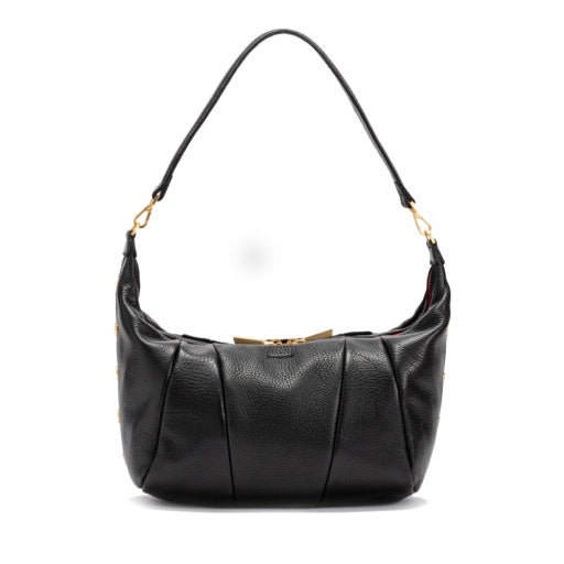 Morgan Black/Brushed Gold Red Zip