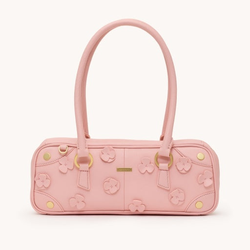 Meredith Small Flamingo Flora/Brushed Gold