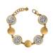 JF0117 Ferrara Two Tone Luce Link Bracelet