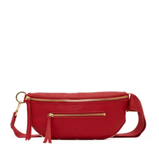 PREORDER NOW!  Charles Crossbody Medium Chili Red/Gold