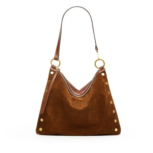 PREORDER NOW!  Kyle Large Cinnamon Suede/Antique Gold