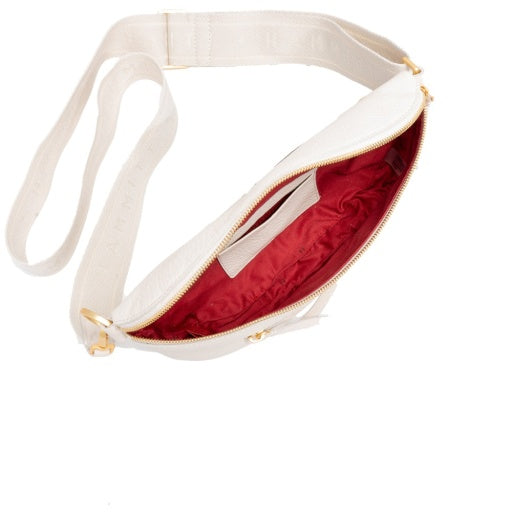 Charles Crossbody Medium Calla Lily White/Brushed Gold