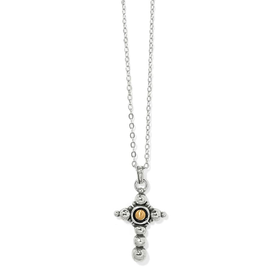 JM7432 Majestic Nobel Cross Reversible Necklace