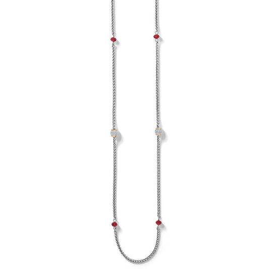 JM3643 Meridian Two Tone Long Necklace
