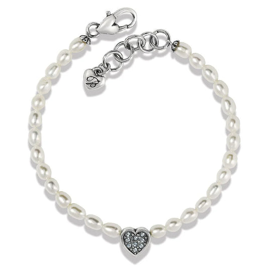 JF0012 Meridian Zenith Heart Pearl Bracelet