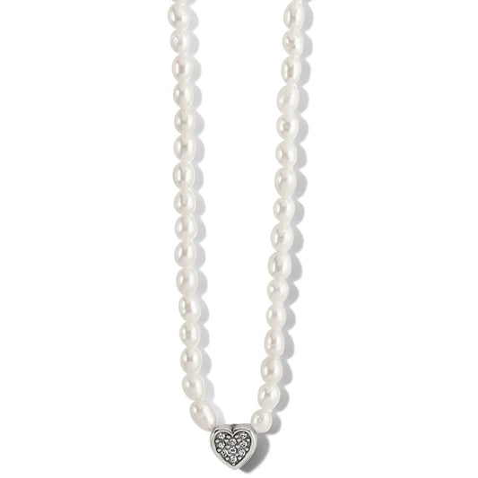 JM7292 Meridian Zenith Heart Pearl Necklace