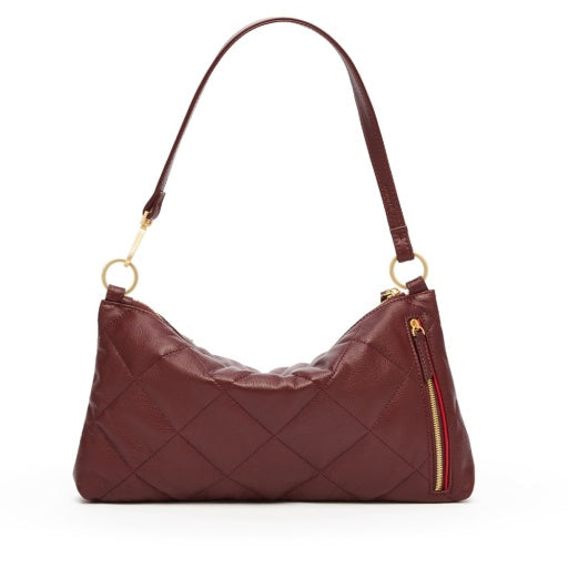 Kyle Medium Quilted Cherrywood/Brushed Gold