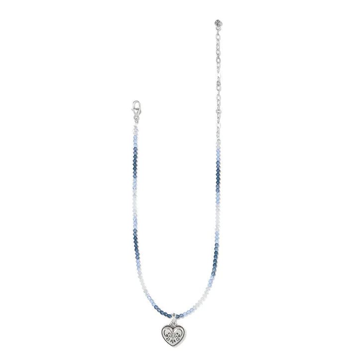 JM7703 ONE HEART OMBRE NECKLACE