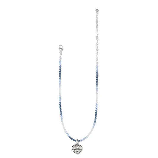 JM7703 ONE HEART OMBRE NECKLACE