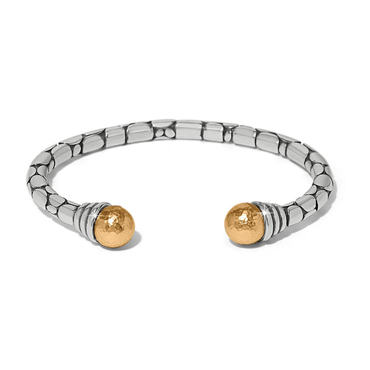 JF0378 PEBBLE LINK 2TN OPN FLX CUFF