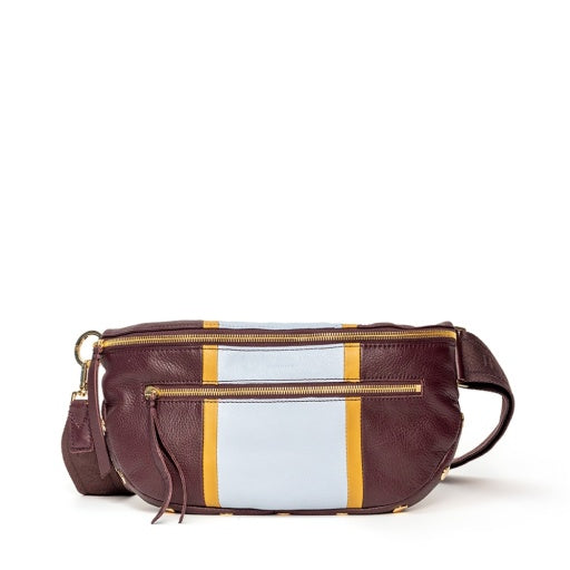 Charles Crossbody Large Regatta Stripe/Gold