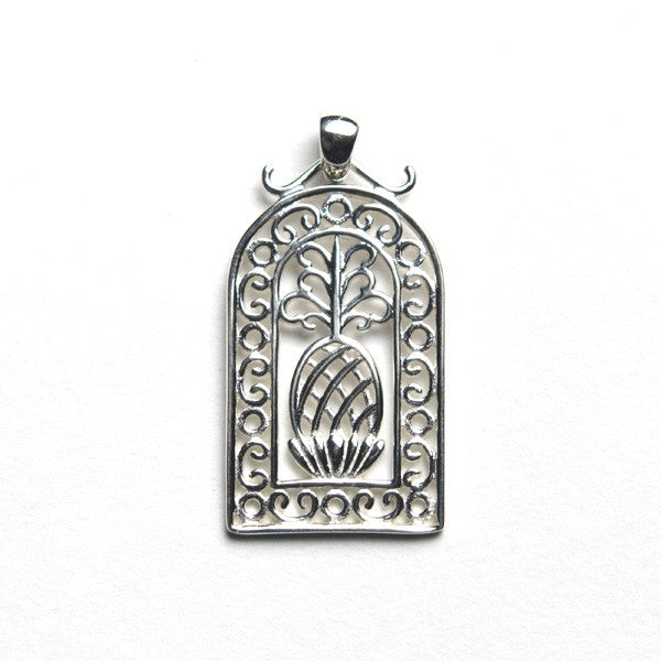 P924 Southern Gates Pineapple Dome Pendant