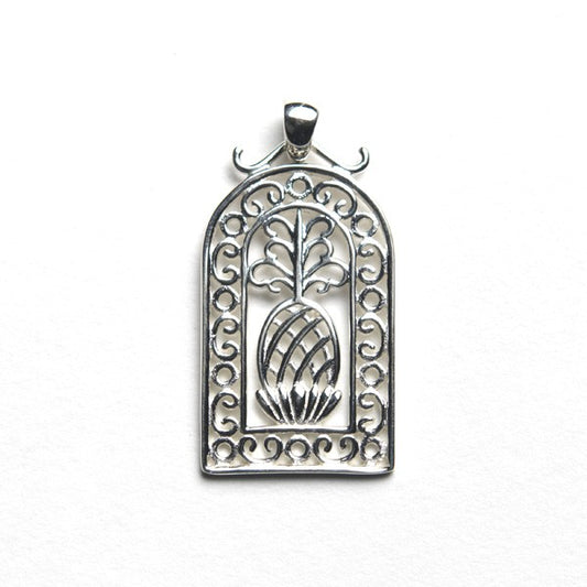 P924 Southern Gates Pineapple Dome Pendant
