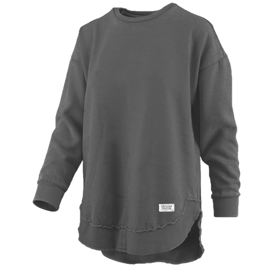 Comfy Round Here Sweatshirt Pepper