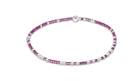 BHOPUNWSSPMET Hope Unwritten Sterling Bracelet - Pink Metallic