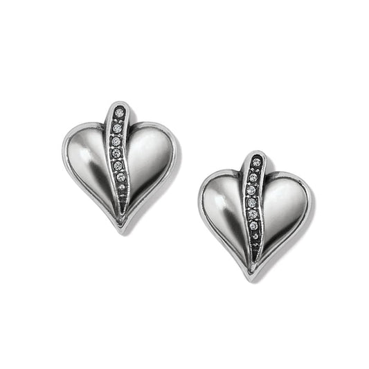 JA9333 Precious Heart Post Earr