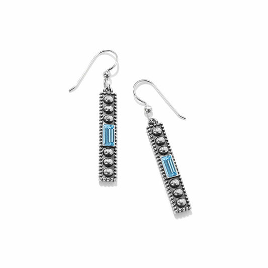 JA999B Pretty Tough Gem French Wire Earrings