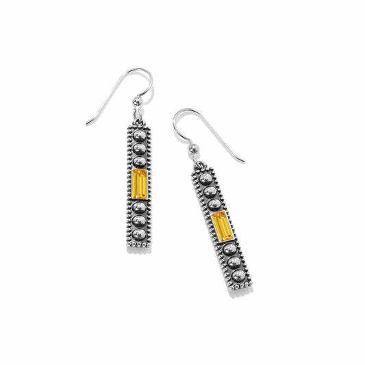 JA999C Pretty Tough Gem French Wire Earrings