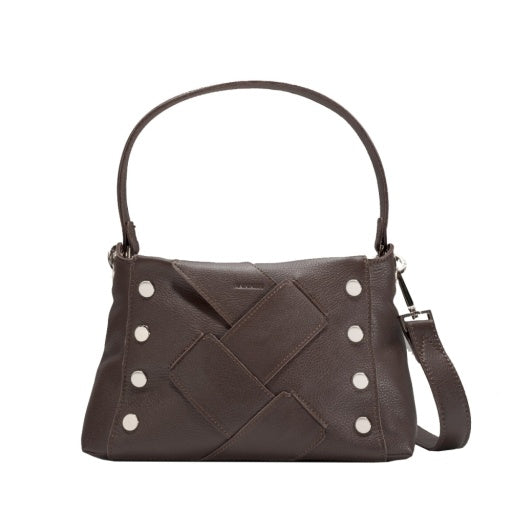 Bryant Med Espresso Pebble Weave/Silver