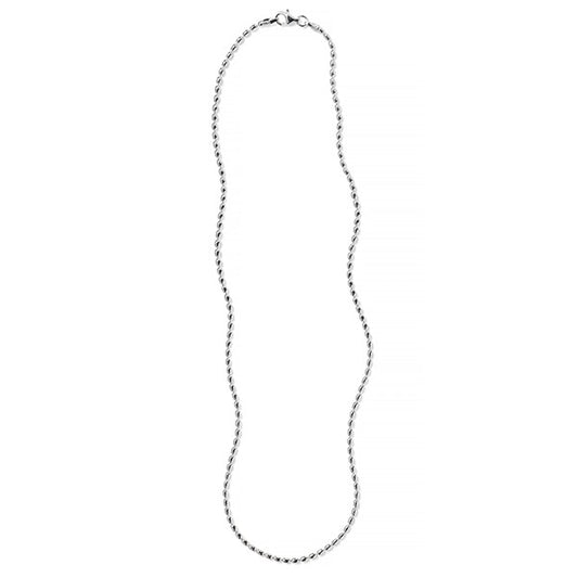 KAR512 1.8mm Sterling Silver Rice Bead Chain