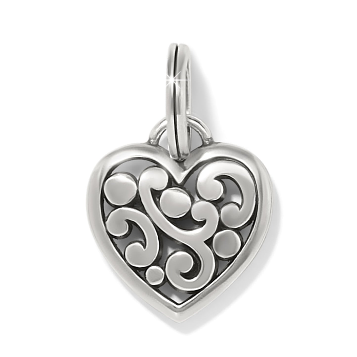 JC7380 Contempo Silver Heart Charm