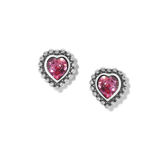 J22401 Shimmer Heart Mini Post