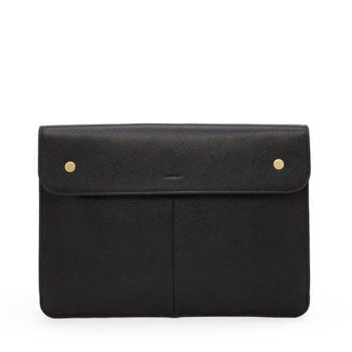 Miranda Laptop Sleeve 16" Black/Brushed Gold