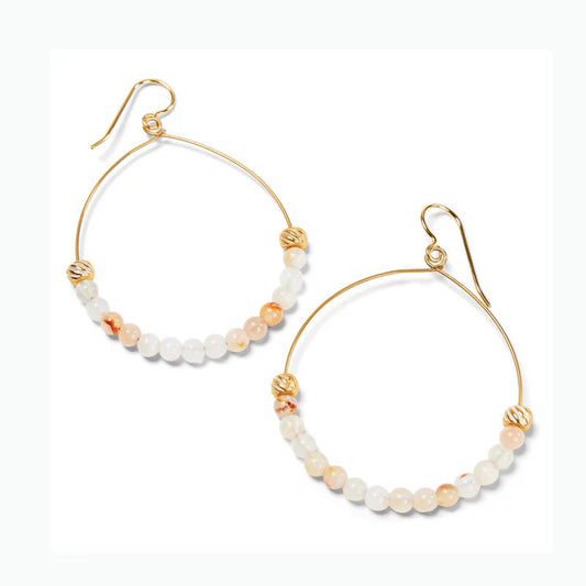 JA9369 Sunset Cove Hoop Earrings