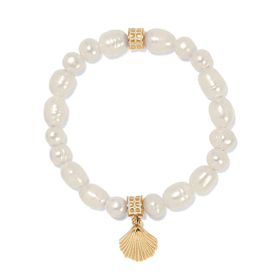 JF0215 Sunset Cove Pearl Stretch Bracelet