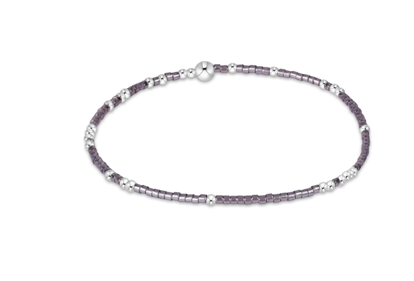 BHOPUNWSSTWAT Hope Unwritten Sterling Bracelet - Taupe With A Twist