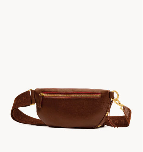 Charles Crossbody Medium Sienna Pebble/Brushed Gold