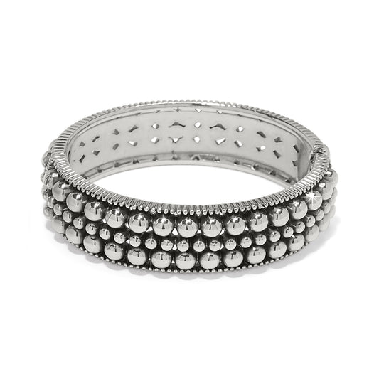 JF0257 Pretty Tough Pierced Hinged Bangle