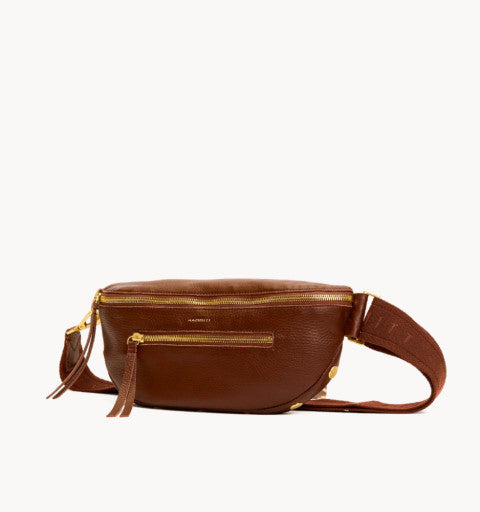 Charles Crossbody Medium Sienna Pebble/Brushed Gold