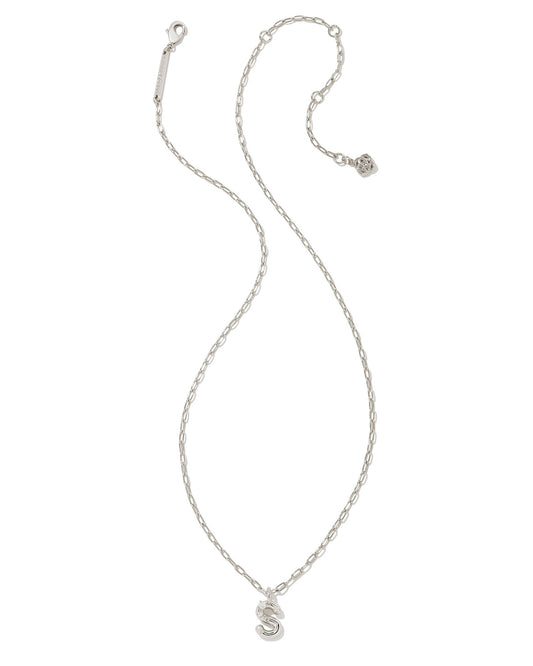 9608853763 CRYSTAL LETTER S Silver
