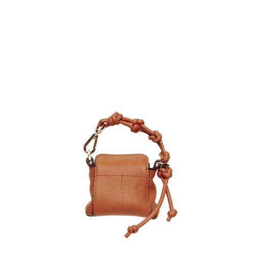 Mini B Cocoa Raffia/Gold