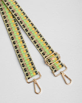 City Slim Bag Olive + 2 straps (Frog Green Embroidered & Frog Green Twill)