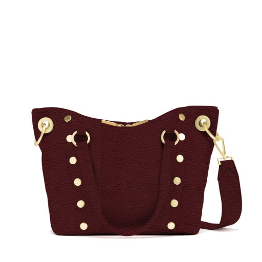 Daniel Med Cherrywood Pebble/Brushed Gold