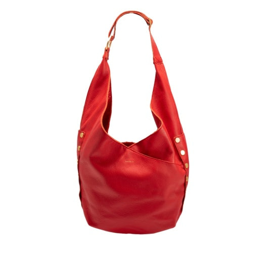 Tom Zip Poppy Red/Brushed Gold