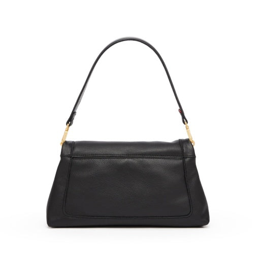 Beverly Med Black/Brushed Gold Red Zip